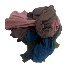 5kg 25kg 10kg 工業用ワイピングコットンラグ 工業用清掃用 再利用可能 暗色 純綿Tシャツラグ - Product Image 2