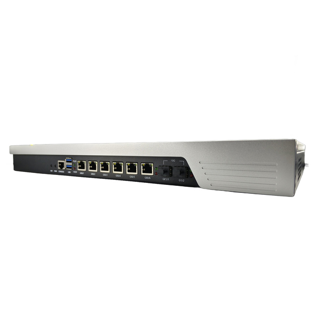 Original 1U Rackmount Firewall Device 6* I226V 2.5G 2* X5520 10G SFP Intel 4200M 4600M pfSense OpenWrt Network Security Router