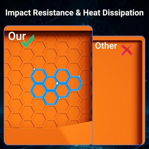 Anti-Scratch Shock-absorbing Heat-Dissipating Waterproof Foldable Portable Starlink Mini Silicone Protective <b>Case</b> - Product Image 3