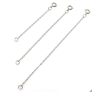 โซ่สแตนเลสพร้อมหัวเข็มขัดสำหรับอุปกรณ์ตกแต่งกระเป๋า DIY ทำเครื่องประดับ ความยาว 18 ซม. 20 ซม. 22 ซม. ให้เลือก - Product Image 1