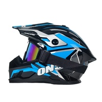 Casque de moto tout-terrain ABS de style nouveau pour hommes et femmes, respirant, certifié DOT, idéal pour le VTT, le rallye et le karting