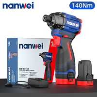 Perceuse-visseuse sans fil puissante Nanwei 16V, 45 N.m, couple élevé, perceuse électrique sans fil, visseuse à chocs sans fil