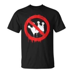 Camiseta No Kings Protest Stop Sign, negra, unisex, talla para adultos M L XL XXL - Product Image 1
