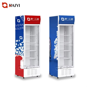 Thương mại đồ uống hiển thị dọc tủ đông với cửa kính làm mát không khí Cola hiển thị tủ lạnh để phục vụ đồ uống đồ uống mát - Product Image 3