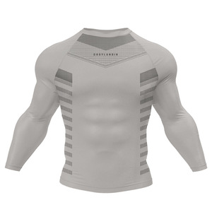 Men Digital Printed (Inside Not <strong>White</strong>) Not Fade <strong>Compression</strong> Slim Breathable Quick Dry Sport Gym T <strong>Shirt</strong> for Custom Logo - Product Image 3