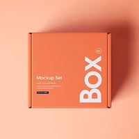 Boîte d'emballage en carton ondulé rigide avec logo personnalisé en relief pour vêtements, chaussettes, chaussures, cadeaux/envoi postal