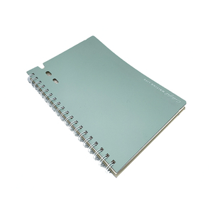 Tùy chỉnh A5 cuộn dây máy tính xách tay đầy màu sắc thời trang mịn bằng văn bản tổ chức <span class=keywords><strong>PP</strong></span> bìa giấy xoắn ốc ràng buộc cho các trường học sử dụng - Product Image 4