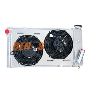 Ventilador de cubierta de radiador de aluminio de 4 filas para Chevrolet Vega Pontiac Astre L4, 1971-1977 - Product Image 1