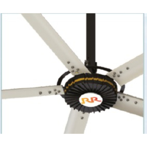 Nuevos ventiladores HVLS de alta calidad, alto volumen y baja velocidad, con motor de CA y construcción metálica (de 8 a 27 pies) para uso comercial e industrial. - Product Image 3