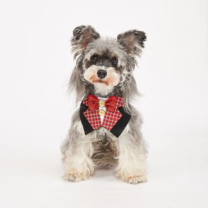 Tanpopo ผ้าพันคอบูลด็อกสไตล์ฝรั่งเศสมีสไตล์อุปกรณ์เสริมสำหรับสุนัขสัตว์เลี้ยงสุดหรู - Product Image 5