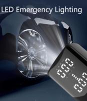 Compresseur d'air portable 12V 6000mAh pour pneus, pompe électrique sans fil 22 cylindres avec affichage numérique LED pour voiture, idéal en cas d'urgence