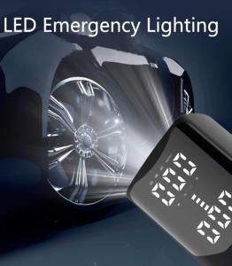 <span class=keywords><strong>Compresseur</strong></span> d'air portable 12V 6000mAh pour pneus, pompe électrique sans fil 22 cylindres avec affichage numérique LED pour voiture, idéal en cas d'urgence - Product Image 5