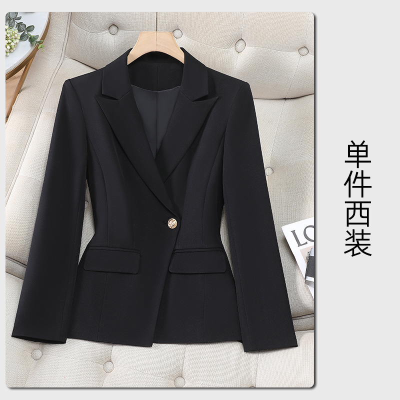Black single-piece suit