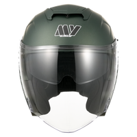 Casque de moto MY, équipement de conduite, coque ABS, graphismes personnalisés, casque ouvert FF836