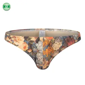 Small quantity 500 units only custom your design sublimation printed men underwear briefs
