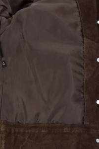 Chaqueta de Mujer de Cuero de Ante Vacuno Marrón 100% Genuino, Corte Clásico, Marca Privada OEM, Venta al Por Mayor, Prenda Exterior de Lujo Minimalista - Product Image 5