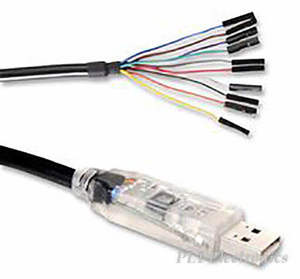 Cable adaptador serie FTDI USB a UART de alta velocidad con LED electrónicos integrados 3,3 V 1,8 m 6FT - Product Image 1