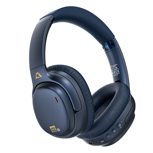 1Mii E700 Active Noise Cancelling Headphones with Hi-Res LDAC, 5 Mic, CVC8.0 Wireless Bluetooth 5.1 Headphones TWS Headphones