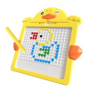 磁気ステッカーパズル強力なアンチフォールクリエイティブカードスロットカラフルな子供の誕生日ギフトブラシ磁気ビーズ製図板 - Product Image 2