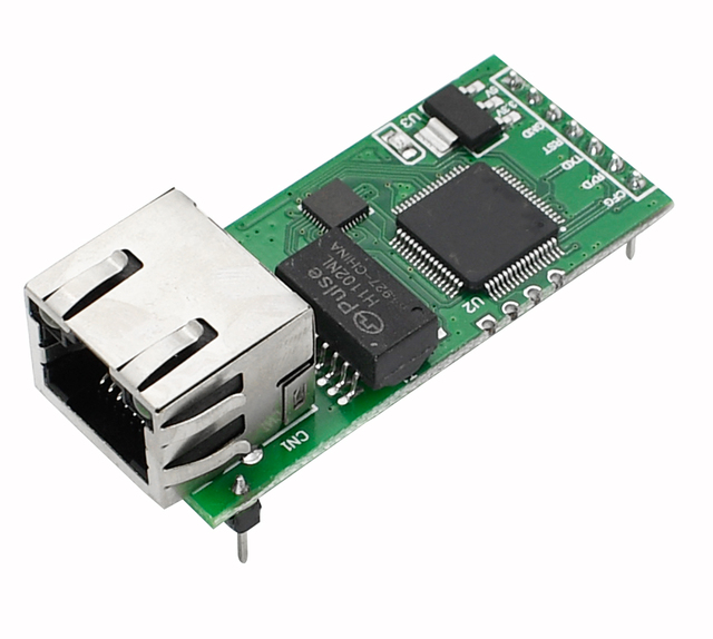 Serial to Ethernet Converter Modbus Gateway | 1 Port TTL RS485 to RJ45 | PLC Communication IoT Module