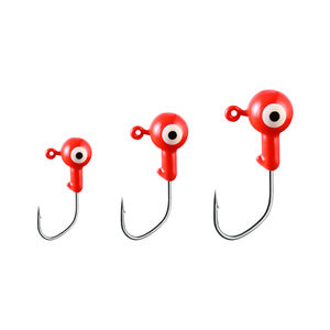 Tête Plombée Luminescente de Mer Strike King Marabou Crappie en 1/32oz, 1/16oz, 1/8oz, 3/16oz, 1/4oz, 3/8oz avec Hameçon Sickle Jigs Lazer Sharp - Product Image 3