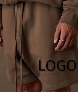 Fw22 Pantalones cortos Deportes de verano Casual Suelto Tamaño grande Transpirable Sudor 100% Pantalones cortos de algodón con bolsillos para Unisex - Product Image 1