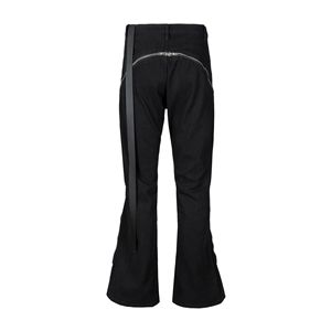 Pantaloni Unisex a Zampa d'Elefante TT in Denim con Cerniera, Traspiranti e Impermeabili per la Stagione Primaverile, Stile Hip Hop - Product Image 2