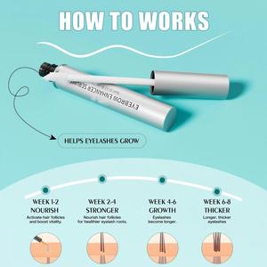 Suero para el Crecimiento de Pestañas, Esencia para Pestañas Gruesas y Largas, Suero para el Crecimiento Rápido de Pestañas y Cejas, Sombra de Ojos - Product Image 4