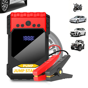 Démarreur de voiture tout-en-<span class=keywords><strong>un</strong></span> avec compresseur d'air, lampe de secours et batterie externe portable pour véhicule - Product Image 2