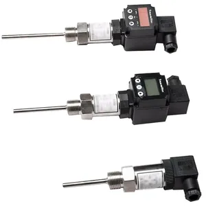 DC 24V công nghiệp dẫn nhiệt độ Transmitter cảm biến sâu 50mm <span class=keywords><strong>PT100</strong></span> chèn 0-500c phạm vi 4-20mA 0-10V RS485 giao diện ODM - Product Image 6