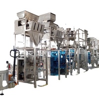 Ligne de production automatique de remplissage et d'emballage de sacs alimentaires verticaux en plastique