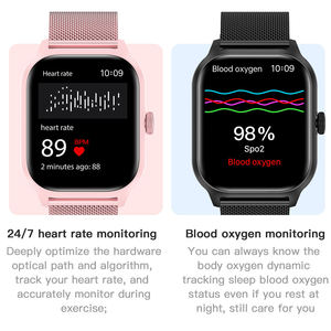 2.01 HD Farbbild schirm LT10 Smartwatch Fitness Sport Android IOS IP67 Square TFT Modische Reloj Smart Watch - Product Image 5