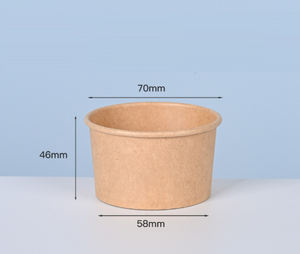 & 4oz-32oz tazze di Yogurt gelato monouso tazza di carta gelato piccola scatola di carta Mini scatola di cartone che fa macchina scatola per Pizza - Product Image 4