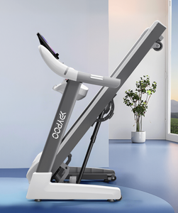 YPOO alta calidad CE máquina de correr eléctrica plegable para la vida en el hogar Fitness deportes cinta de correr 100KG con aplicación YPOOfit - Product Image 4