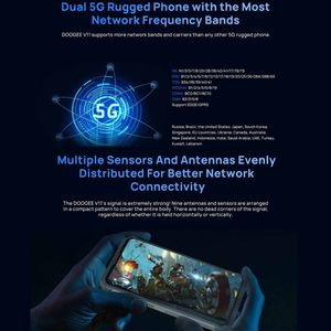 DOOGEE – smartphone V11 5G robuste, 8 go + 128 go, 6.39 pouces, Android 11, nouvelle collection - Product Image 4