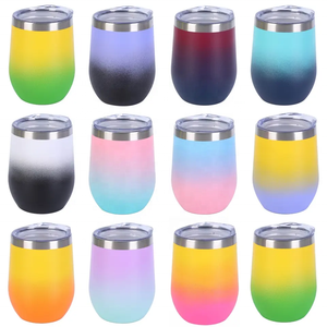 12oz Custom Logo 304 Stainless Steel <strong>Mini</strong> <strong>Egg</strong> Cup U Shaped Vacuum Insulated <strong>Mug</strong> for Household Use Business Gifts Daily Drinking - Product Image 1