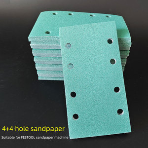 Paquete de 100 papel de <span class=keywords><strong>lija</strong></span> Orbital de óxido de aluminio cuadrado de 95*180mm 80-400 almohadilla abrasiva de bucle de gancho de grano <span class=keywords><strong>para</strong></span> pulir <span class=keywords><strong>para</strong></span> <span class=keywords><strong>lijadora</strong></span> de Palma - Product Image 3