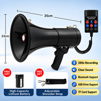 Mégaphone Bluetooth portable rechargeable ANT5PPE avec enregistrement sur carte USB/TF et haut-parleur PA