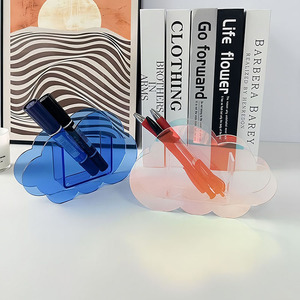 Coloré nuage <span class=keywords><strong>forme</strong></span> acrylique <span class=keywords><strong>Vase</strong></span> étudiant papeterie stockage stylo conteneur bureau ornements décoratifs bouteilles décoratives - Product Image 4