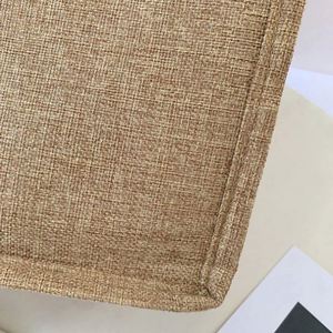 Bolso de Hombro de Yute de Gran Capacidad Estilo Bohemio, Bolso de Compras Geométrico Retro, Bolso de Playa de Cáñamo para Mujer - Product Image 4