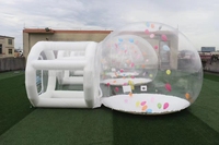 WINSUN-Ballon Gonflable Blanc Transparent pour Maison à Bulles