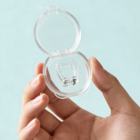 Clip nasal anti-ronflement populaire et économique, hypoallergénique, transparent, pour une solution de respiration naturelle