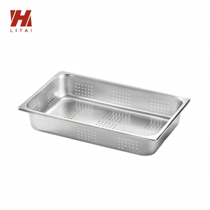 Liyunda Multi-size Gastronorm <strong>Pan</strong> <strong>Storage</strong> Bowl Perforated Stainless Steel 201 304 GN <strong>Pan</strong> Stackable Basin for Vegetable Cleaning - Product Image 2