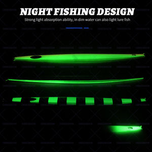 Jig <span class=keywords><strong>59</strong></span> #   Jigs <span class=keywords><strong>de</strong></span> pêche à la traîne à chute rapide lumineux 170g 210g, leurres <span class=keywords><strong>de</strong></span> pêche en plomb coulants, jig vertical en plomb, leurres <span class=keywords><strong>de</strong></span> pêche en métal pour l'eau salée - Product Image 4