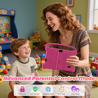 Nouvelle tablette pour enfants de 7 pouces, 4 Go (2 Go + 2 Go extensibles) de RAM, 32 Go de ROM, tablette éducative et de divertissement pour tout-petits, appareil d'apprentissage Android pour les parents