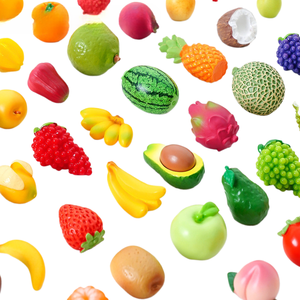KI yuewu Maison de fruits de simulation, Accessoires décoratifs DIY mignons pour la création de scènes de jeu et de repas, Mini-ornement de bureau pour micro-paysages - Product Image 1