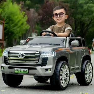 Çocuk dört tekerlekten çekiş elektrikli uzaktan kumanda oyuncak araba çocuklar için elektrikli araba yetişkinler için ışık ile binmek çift Motor - Product Image 2