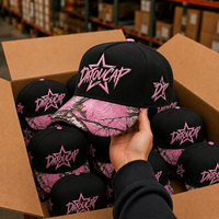 Topi Pria Grosir Model Flat Brim G5 Custom Bordir Logo 3D Bahan Suede Vegan Pinggiran Lebar Satin Katun Gorras Snapback Cap