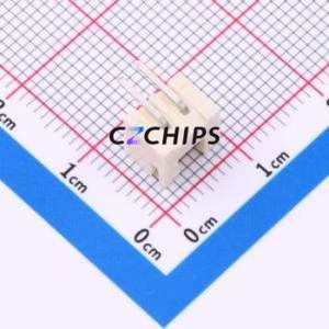 ZX-XH2.54-2PWZ-GW Wire-to-Board Pin Header Bent Lead Through Hole,P=2.5mm Connector 1x2P 2.5mm Right Angle Insert XH - Product Image 2