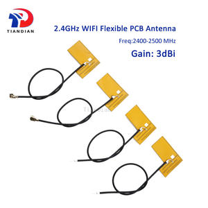 <span class=keywords><strong>Antena</strong></span> Interna de Microstrip Wifi de 2.4g, Adhesivo de 3M, Wifi de 2.4ghz, 3dbi, Flexible, MHF4, Ufl, Fpc - Product Image 4